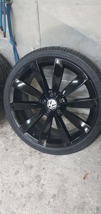 Alufelgi Lugano 5x112 opony jak nowe 235/35/19