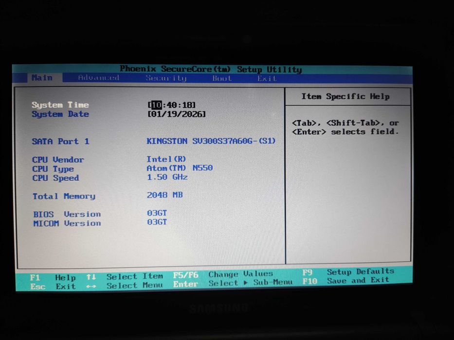 Portátil Samsung N150 Plus em Bom Estado (ecrã de 10.1")