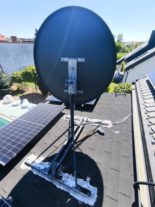 Antena satelitarna 120 cm z uchwytem regulowanym