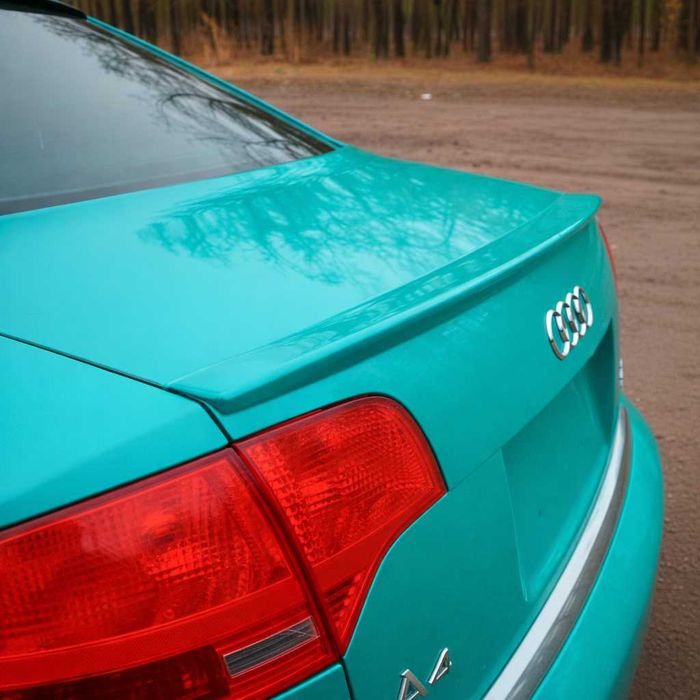 Лип спойлер на крышку багажника Audi A4 B7, Бленда заднего стекла Ауди А4 Б7