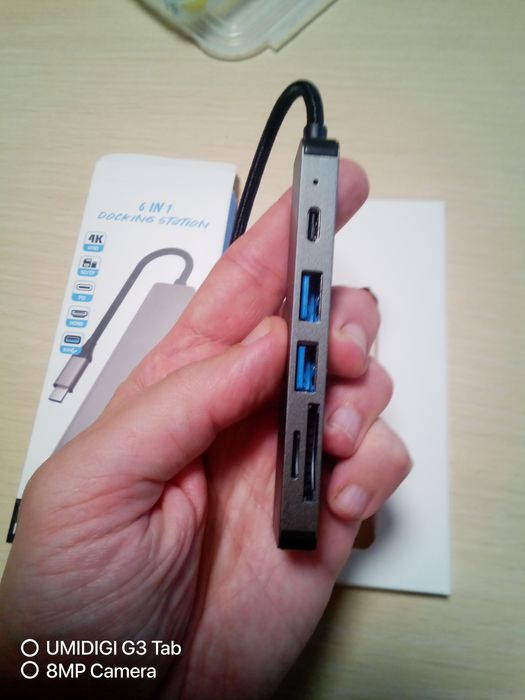 USB hub док-станція 6 in 1