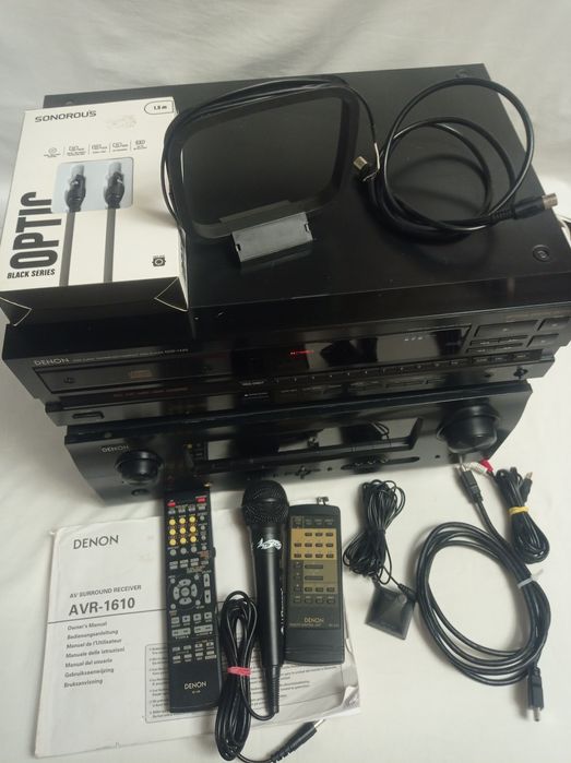 Denon AVR-1610 + Denon DCD-1420 — полный комплект / Audyssey / пульты