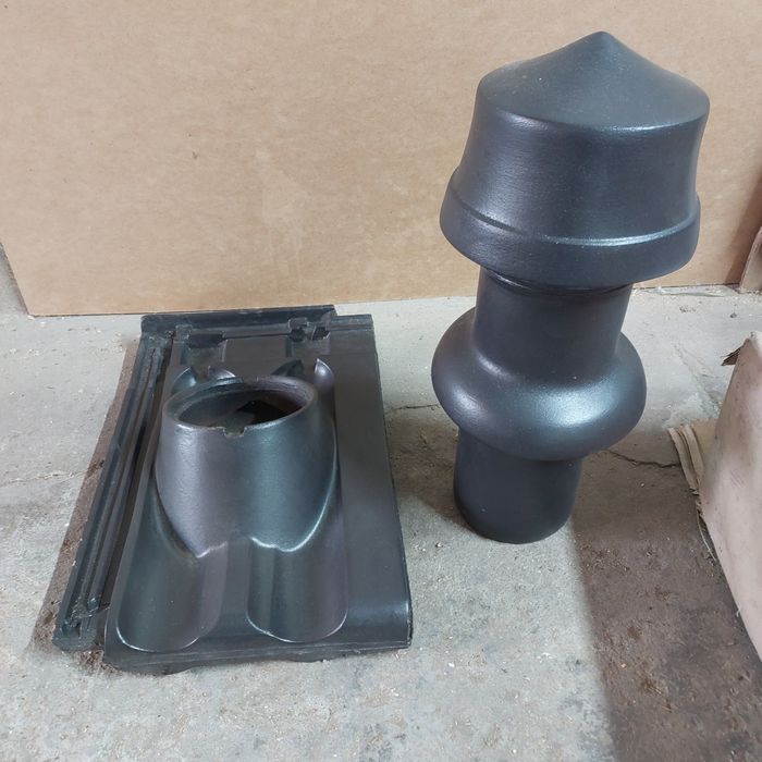 Sprzedam kominek ceramiczny nowy razem dachówką do dachówki marsylki