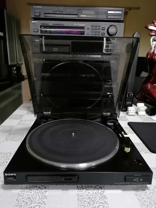 Gira Discos Sony PS-D905, Como Novo, Sistema totalmente automático