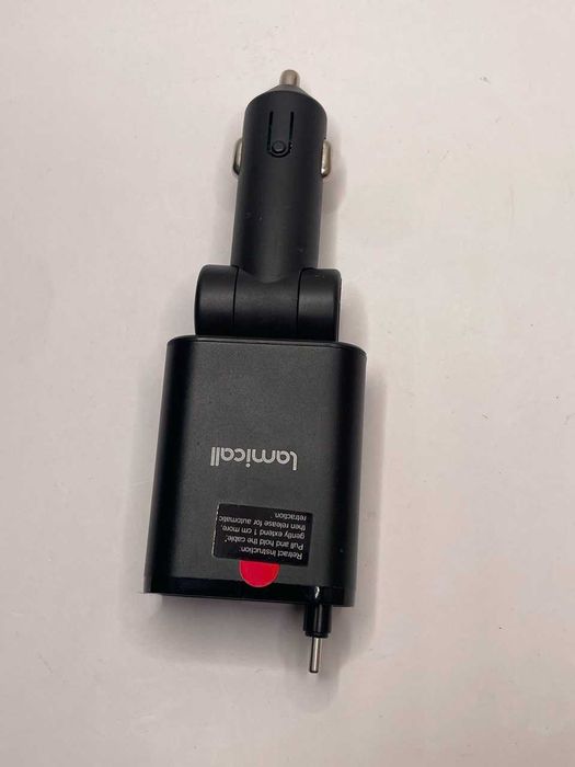Lamicall PT-47 – Ładowarka Samochodowa USB-C PD Zwijanym Kablem B43
