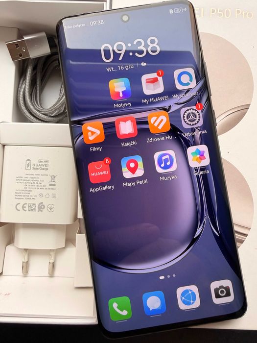 Smartfon HUAWEI P50 Pro 8/256GB 6.6" stan super zadbany