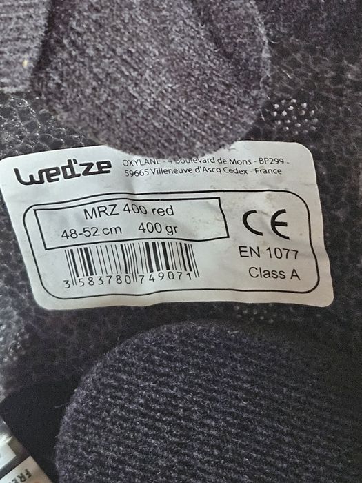 Capacete ski wedze criança