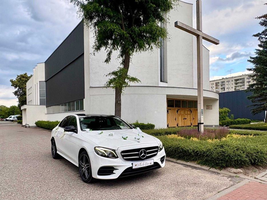 Mercedes Klasy E do ślubu z kierowcą za 950 zł
