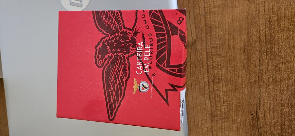 Carteira em pele do SL Benfica
