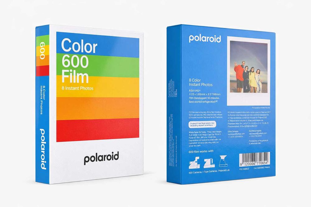 Плівка Polaroid 600 8 фото (свіжа 11.2025, картридж, касета)
