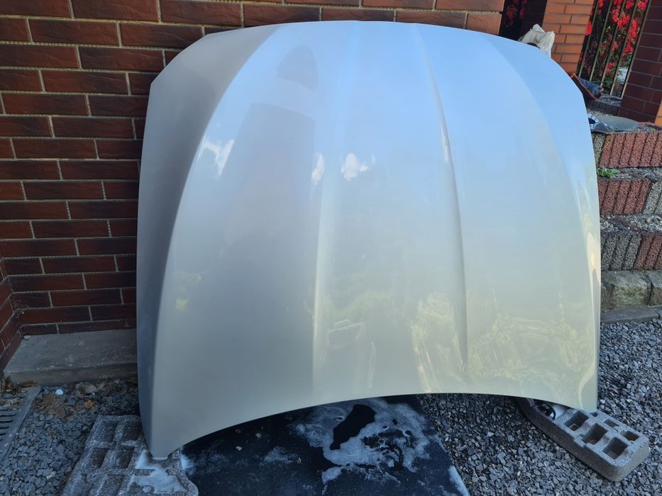 Maska aluminiowa BMW 5 F10 Sedan F11 kombi przed liftingiem srebrna kompletna