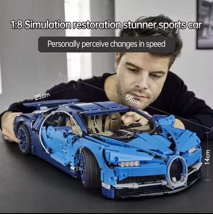 Суперкар bugatti Chiron (3599 дет.) конструктор Lego technic