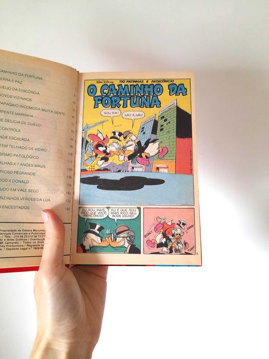 Livro Vintage de BD Disney Especialíssimo Número 12 Coleção Anos 80