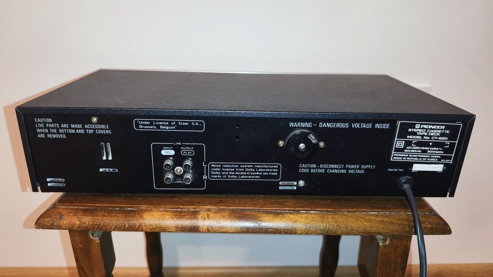 Pioneer CT-520 blue line magnetofon deck
