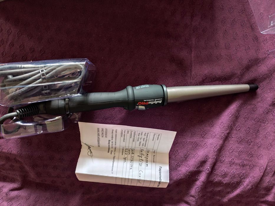 Професійна конусна плойка Babyliss pro