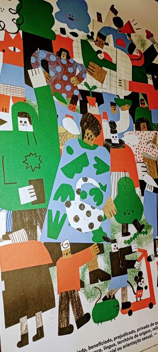 Cartaz da ilustradora e designer Yara Kono