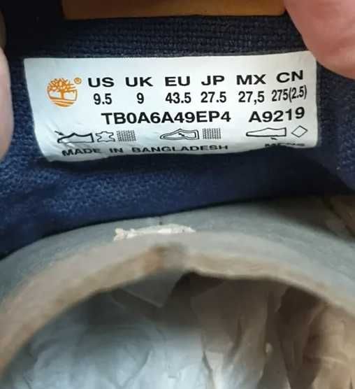 Timberland кеди оригінал 44,5