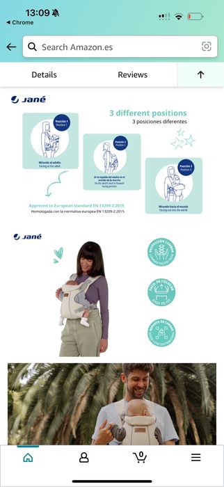 Marsúpio, Porta bebe, Novo