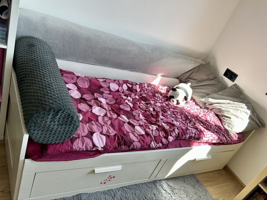 Łóżko -BRIMNES Rama leżanki z IKEA  80x200