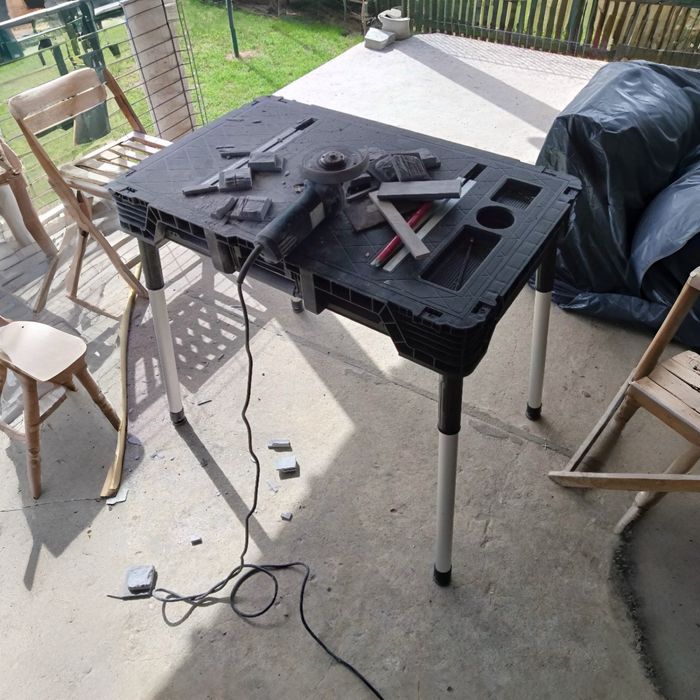 NOWY Stół Warsztatowy Roboczy Składany Przenośny Solidny + ORGANIZER