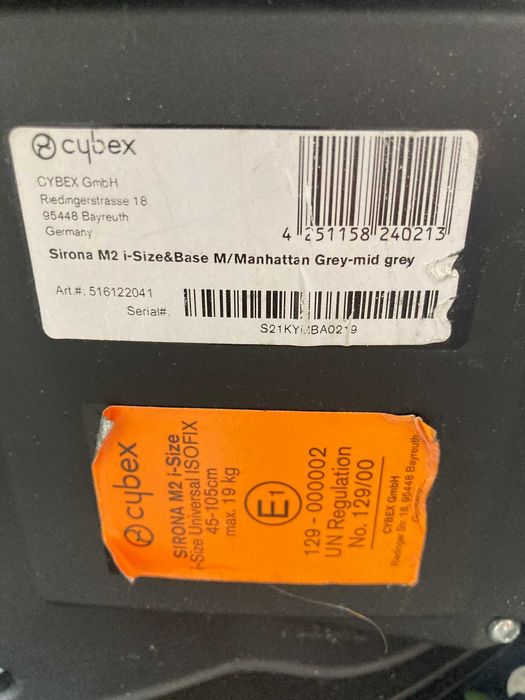 Cadeira Auto Cybex Sirona