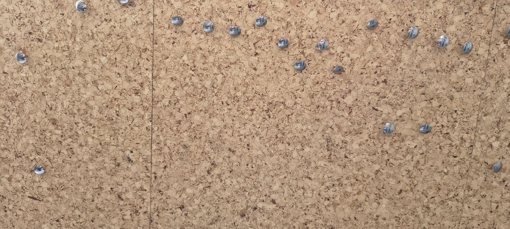 Quanto com cortiça / Pin board