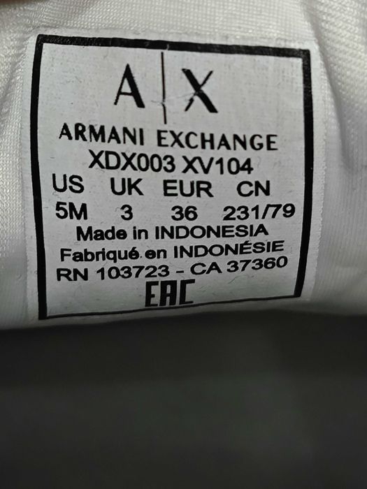 Женские кеды , кроссовки Armani Exchange (36р.23-23,3см)