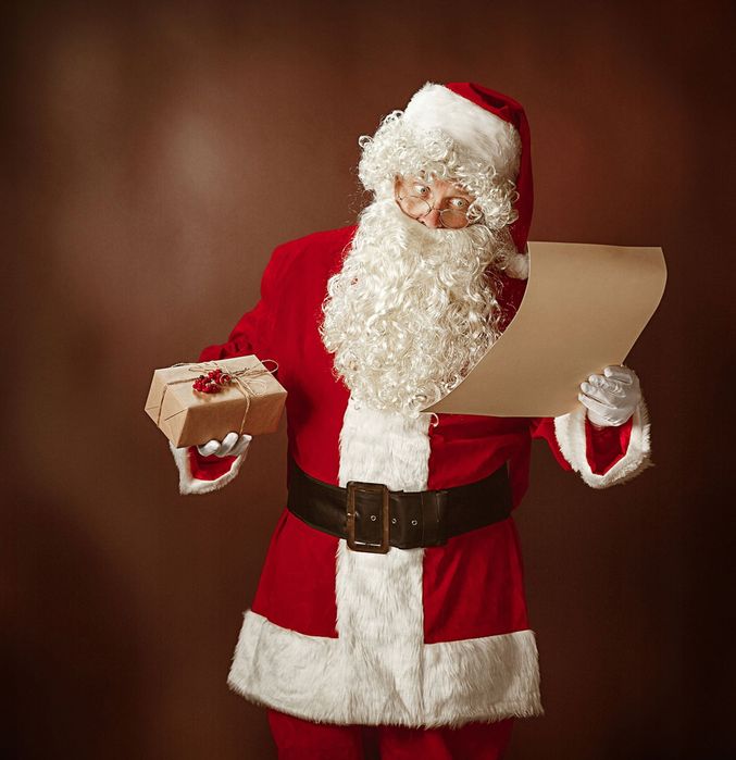 STRÓJ ŚWIĘTEGO MIKOŁAJA kostium welurowy zestaw premium 13 elementów