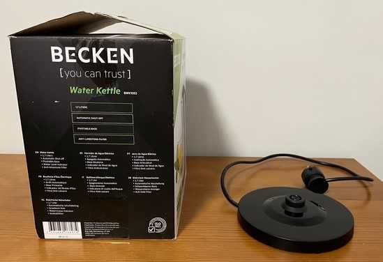 Jarro elétrico Becken inox 2200W - 1.7 L
