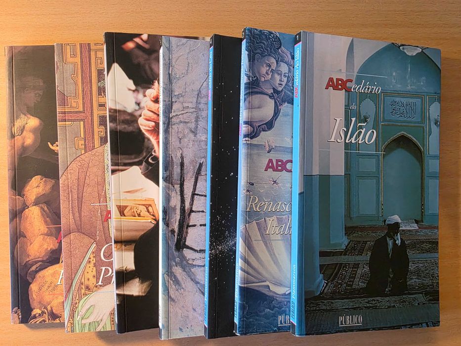 7 livros da coleção "ABCdário" do Público