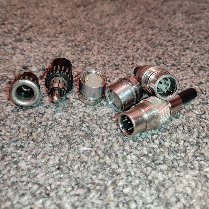 UNITRA gniazdo wtyk din kabel przewód słuchawkowe głośnikowe jack