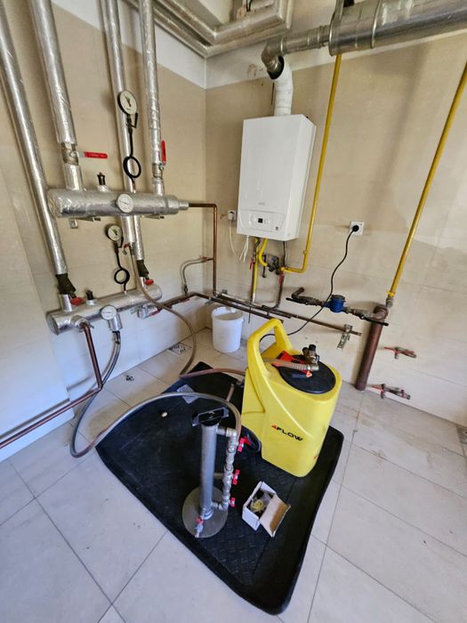 Hydraulik  płukanie czyszczenie instalacji centralnego ogrzewania