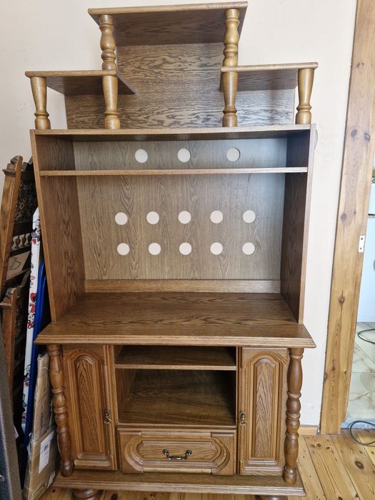 Kredens regal debowy prl