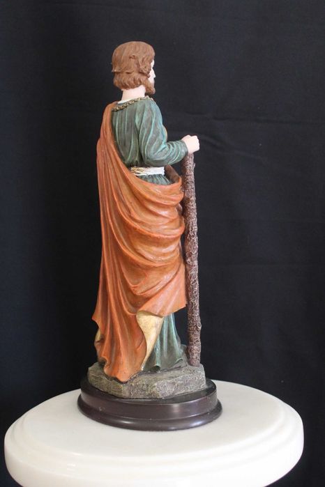 Estatueta vintage de São Judas Tadeu, 29cm