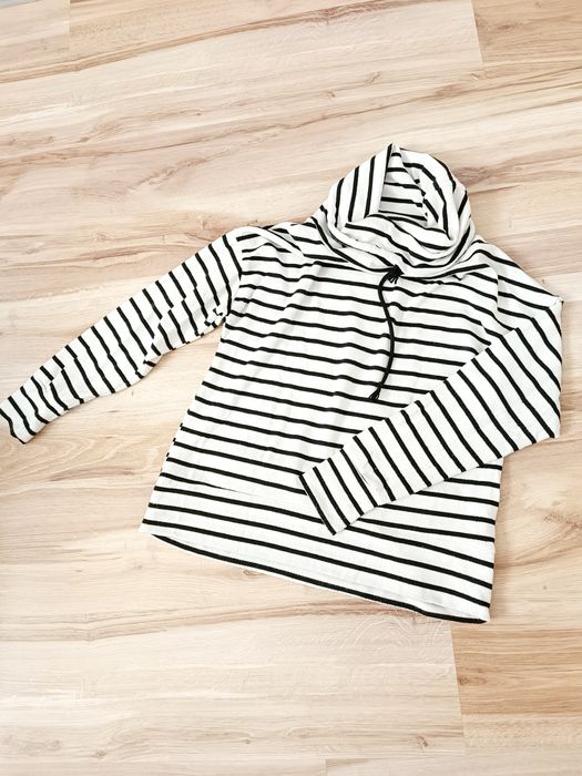 Sinsay sweter bluza z golfem paski