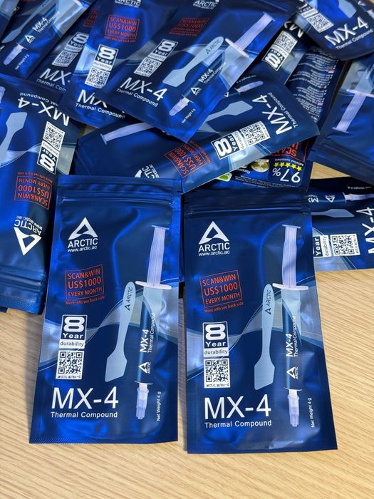 Термопаста Arctic MX-4 MX-6 MX-7 MX7 MX6 MX4 оригинал