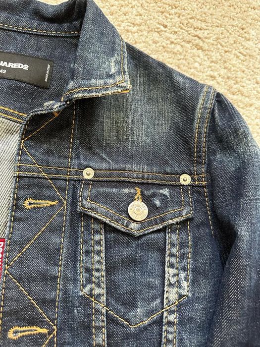 Dsquared2 kurtka jeans oryginał