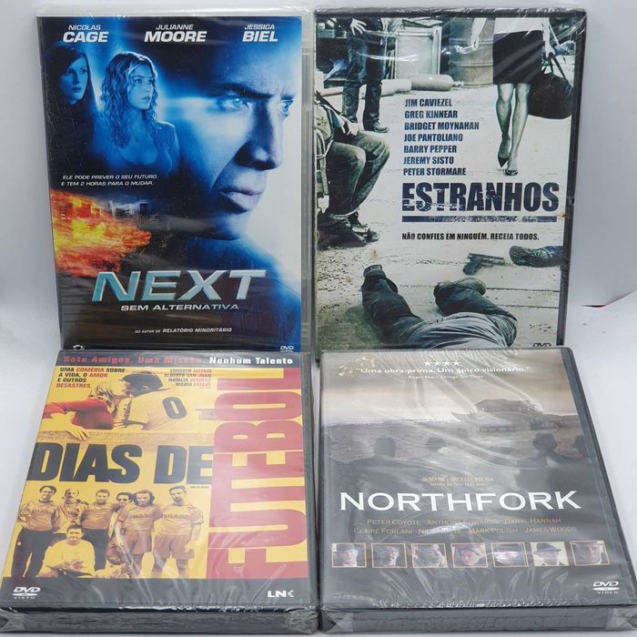 Lote 1/2 - Pack de 18 Filmes Novos e Selados em DVD - Ref.VI