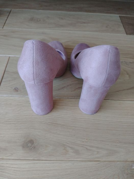 Różowe Czółenka, Buty na obcasie Ideal Shoes szpilki