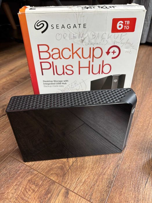 Dysk zewnętrzny Seagate Backup Plus Hub 6TB HDD 392 godziny pracy