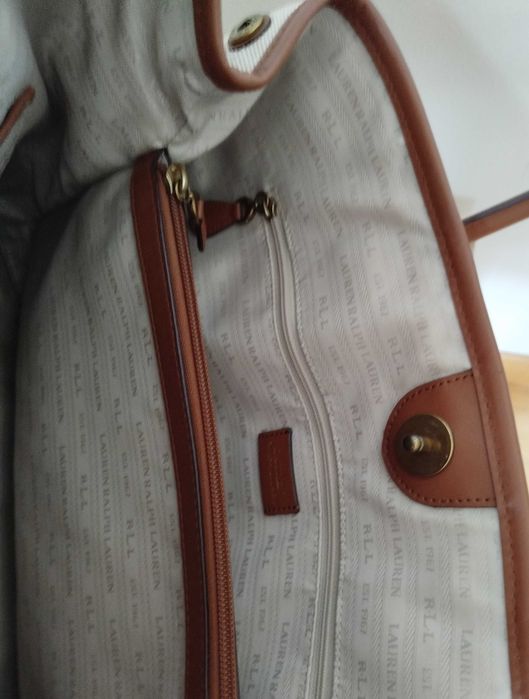 Mala da prestigiada marca "Ralph Lauren"