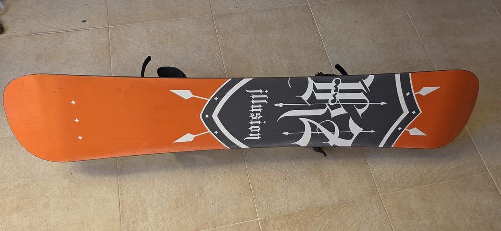 Prancha Snowboard e Fixações