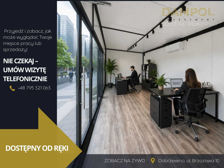 nowoczesny pawilon 8x3 24m2 /handlowy, biurowy, gastronomia, domek /GDANSK