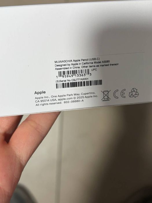 Apple pencil USB-C