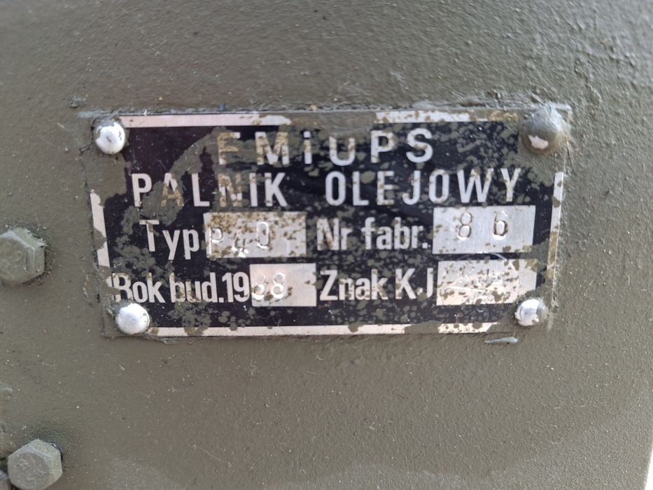 Palnik parowo olejowy P-40 do kuchni polowej