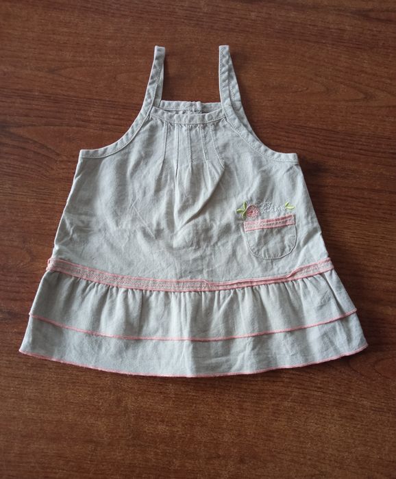 Rampers, body, sukienka, 6-9M, paka
