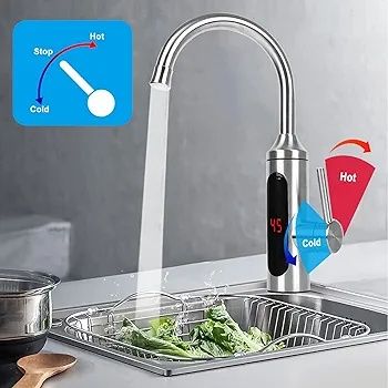 Elektryczna Bateria Kuchenna Z Podgrzewaczem Wody Wskaźnik Temperatury