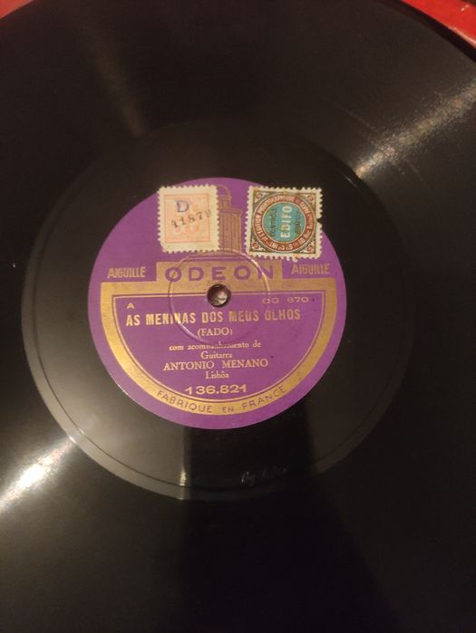 Discos de vinil antigos.