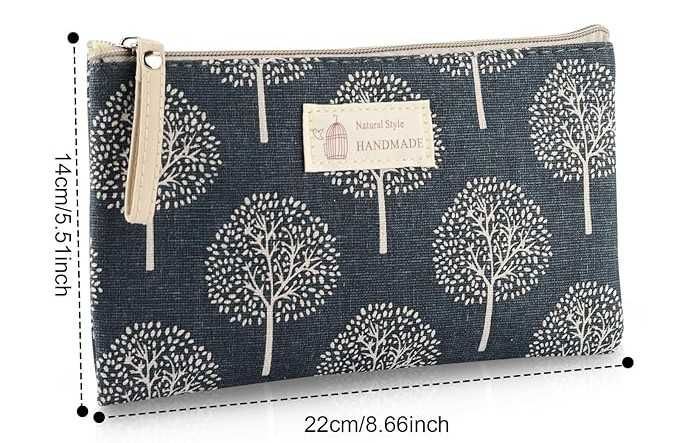 Kosmetyczka z płótna żaglowego, wielofunkcyjna podróżna kosmetyczka