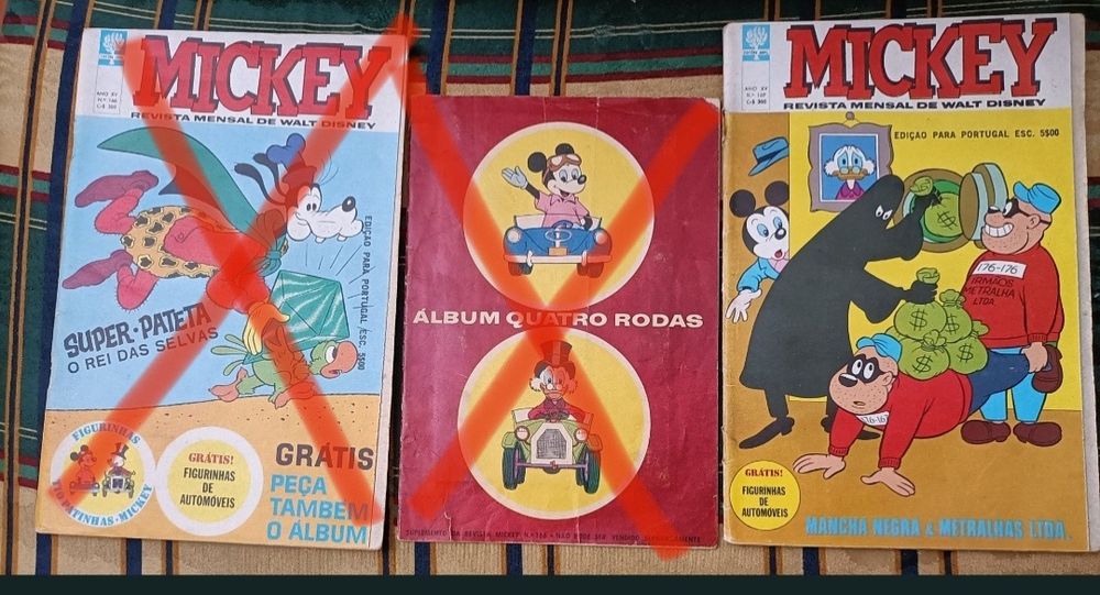 85 Livros do Mickey anos 60 e 70, 1a Edição